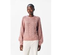 Vêtements OBJECT Objflora Re L/S Knit Pullover Noos pour Femme S Rose