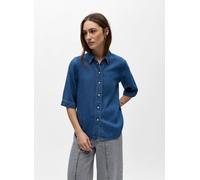 Vêtements OBJECT OBJFRAME 2/4 RE DENIM TOP NOOS pour Femme S Bleu