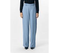 Vêtements OBJECT OBJFRAME LISA WIDE MW PANTS NOOS pour Accessoires S Bleu