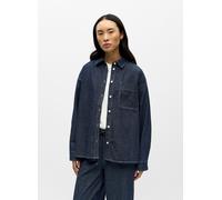 Object Gina Long Denim Long Sleeve Shirt Bleu 40 Femme