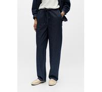 Vêtements OBJECT Objgina Mw Barrel Pant Noos pour Femme 38 X 32 Bleu