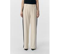 Vêtements OBJECT OBJLISA WIDE PANT AOP NOOS pour Femme 38 Beige