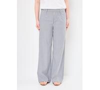 Vêtements OBJECT OBJLISA WIDE PANT AOP NOOS pour Accessoires 38 Blanc