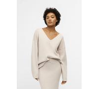 Vêtements OBJECT OBJREYNARD V-NECK PULLOVER NOOS pour Accessoires S Blanc