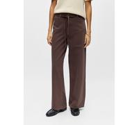 Vêtements OBJECT Objrosie Mw Wide Jeans Noos pour S Marron