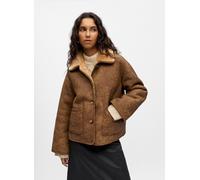 Vêtements OBJECT Objsharri Ls Lo Reversible Jacket 140 pour Femme 34 Marron