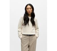 Vêtements OBJECT Objsima L/S Lo Knit Pullover Noos pour Femme L Blanc