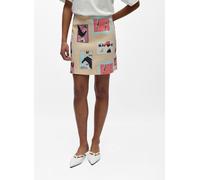 Vêtements OBJECT Objtracy Hw Short Skirt 143 pour Femme 38 Beige