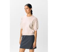 Vêtements OBJECT Objyuki S/S Re Knit Pullover Noos pour Femme S Blanc