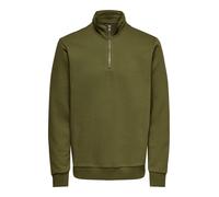 Vêtements Only & Sons Onsceres Life Half Zip Sweat pour Accessoires XL Vert