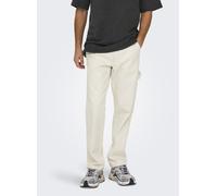 Vêtements Only & Sons ONSEDGE STRAIGHT CAR ECRU1088PIMDNM NOOS pour Homme 36 X 34 Beige