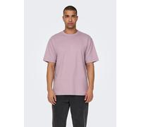 Vêtements Only & Sons ONSFRED LIFE RLX SS TEE NOOS pour Homme L Rose