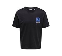 Vêtements Only & Sons ONSFRED PLATINI RLX SS TEE pour Homme XL Noir