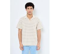Vêtements Only & Sons ONSIAN REG STRIPE STRUCT SS RESORT POLO pour Accessoires L Beige