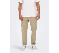 Vêtements Only & Sons ONSLINUS TAP CORDUROY 0185 PANT NOOS pour Homme XXL Beige