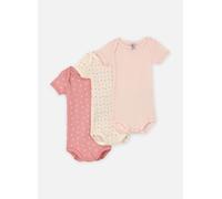 Vêtements Petit Bateau 3 Bodies Us MC A0CXB00 pour Accessoires 24M Blanc