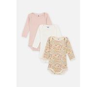 Vêtements Petit Bateau 3 Bodies US ML A0BRG00 pour Enfant 3M Multicolore