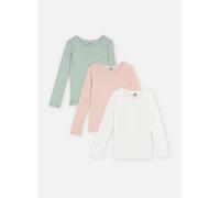 Vêtements Petit Bateau 3 Tee Shirts ML A0BOB00 pour 6A Multicolore