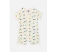 Vêtements Petit Bateau Combicourt Bino pour Enfant 6M Blanc
