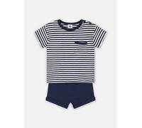 Vêtements Petit Bateau Ensemble 2 Pieces Feuillage pour Accessoires 12M Bleu