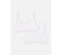 Vêtements Petit Bateau Lot de 2 Brassières Blanches pour Enfant 8A Blanc