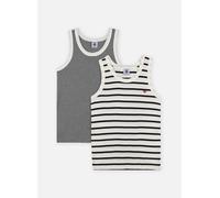 Petit Bateau Débardeurs Lot de 2 Coton bio bleu 8 ans Garçon