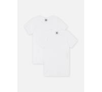 Vêtements Petit Bateau Lot de 2 Tee-Shirts Manches Courtes Fille pour Accessoires 2A Blanc