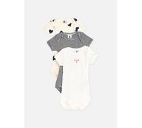 Vêtements Petit Bateau Lot de 3 bodies Manches Courtes A0FQU pour Enfant 18M Multicolore