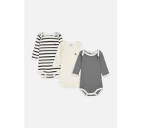 Petit Bateau Bodies à rayures manches longues Lot de 3 mixte bébé 24 mois (Variante 1)
