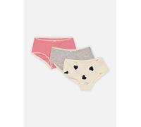Vêtements Petit Bateau Lot de 3 Shorties Enfant Cœurs pour Enfant 10A Blanc