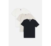 Lot 3 tee-shirts enfant en coton Uni manches courtes blanc 8A