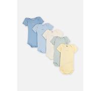 Petit Bateau Lot de bodies manches courtes en coton uni bébé