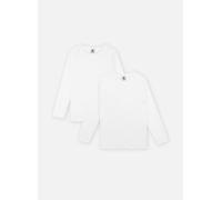 Vêtements Petit Bateau Lots de 2 Tee-shirts Manches Longues Blancs Garçon pour Accessoires 6A Blanc