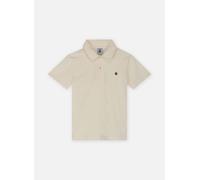 Vêtements Petit Bateau Polo MC Brasier pour Enfant 8A Blanc