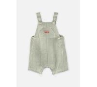 Vêtements Petit Bateau Salopette courte Fauvette pour 18M Blanc