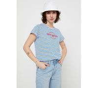 Vêtements Petit Bateau T-Shirt Droit Manches Courtes Col Rond Coton Epais Bio - Femme pour Accessoires XXS Blanc