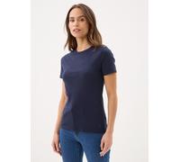Petit Bateau A0D4B Tee Shirt Manches Courtes Bleu Femme XS