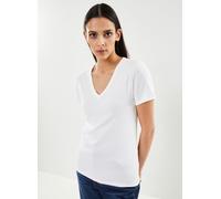 Vêtements Petit Bateau T-shirt l'iconique manches courtes col V pour Femme XXS Blanc