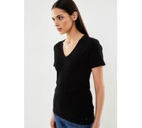 Vêtements Petit Bateau T-shirt l'iconique manches courtes col V pour XS Noir