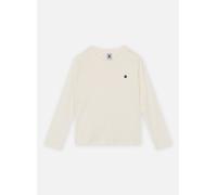 Vêtements Petit Bateau Tee-Shirt Manches Longues En Côte Enfant pour Enfant 3A Blanc