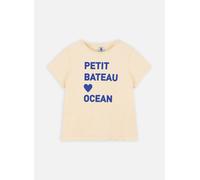 Vêtements Petit Bateau Tee Shirt Mc Fougue pour Accessoires 3A Blanc