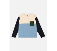 Vêtements Petit Bateau Tee Shirt ML Lotion pour Enfant 5A Blanc