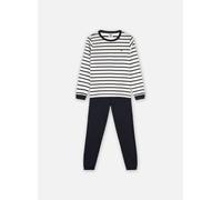 Petit Bateau Pyjama Garçon, Blanc Marshmallow/Bleu Smoking, 3 Ans