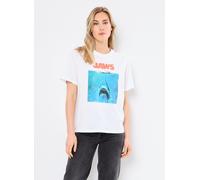 Vêtements Pieces PCABANDA SS PRINT TEE JRS BC SWW pour Femme S Blanc