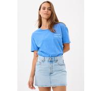 Vêtements Pieces Pcaly Ss Washed Tee Fc Bc pour Accessoires XS Bleu