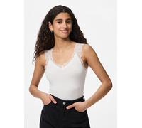 Vêtements Pieces Pcbarbera Lace Top Jrs Noos Bc pour Femme M Blanc