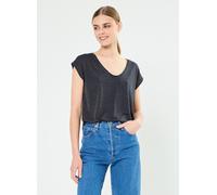 Vêtements Pieces Pcbillo Tee Lurex Stripes Noos Bc pour Femme S Bleu