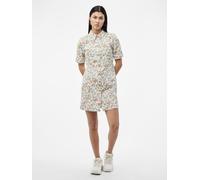 Vêtements Pieces Pcblume Ss A-Shape Dress Aop Bc pour Accessoires XS Blanc
