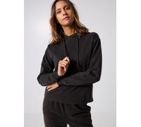 Vêtements Pieces Pcchilli Ls Washed Sweat Hoodie Noos Bc pour Femme M Noir