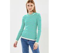 Vêtements Pieces PCCRISTA LS O-NECK KNIT NOOS BC pour Femme S Vert